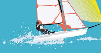 Jolle Sejler 4 - Kapsejlads