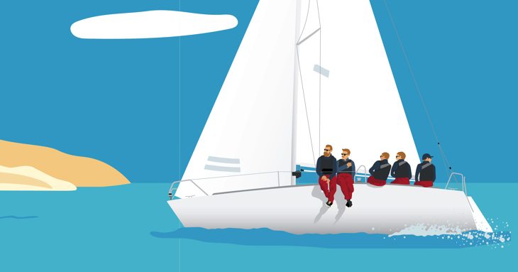 Kølbåd - Gast - Kapsejlads