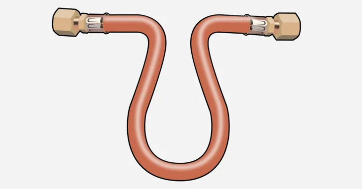 slanger til gasinstallation på både