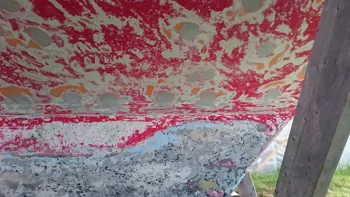 osemoseblære slebet ned