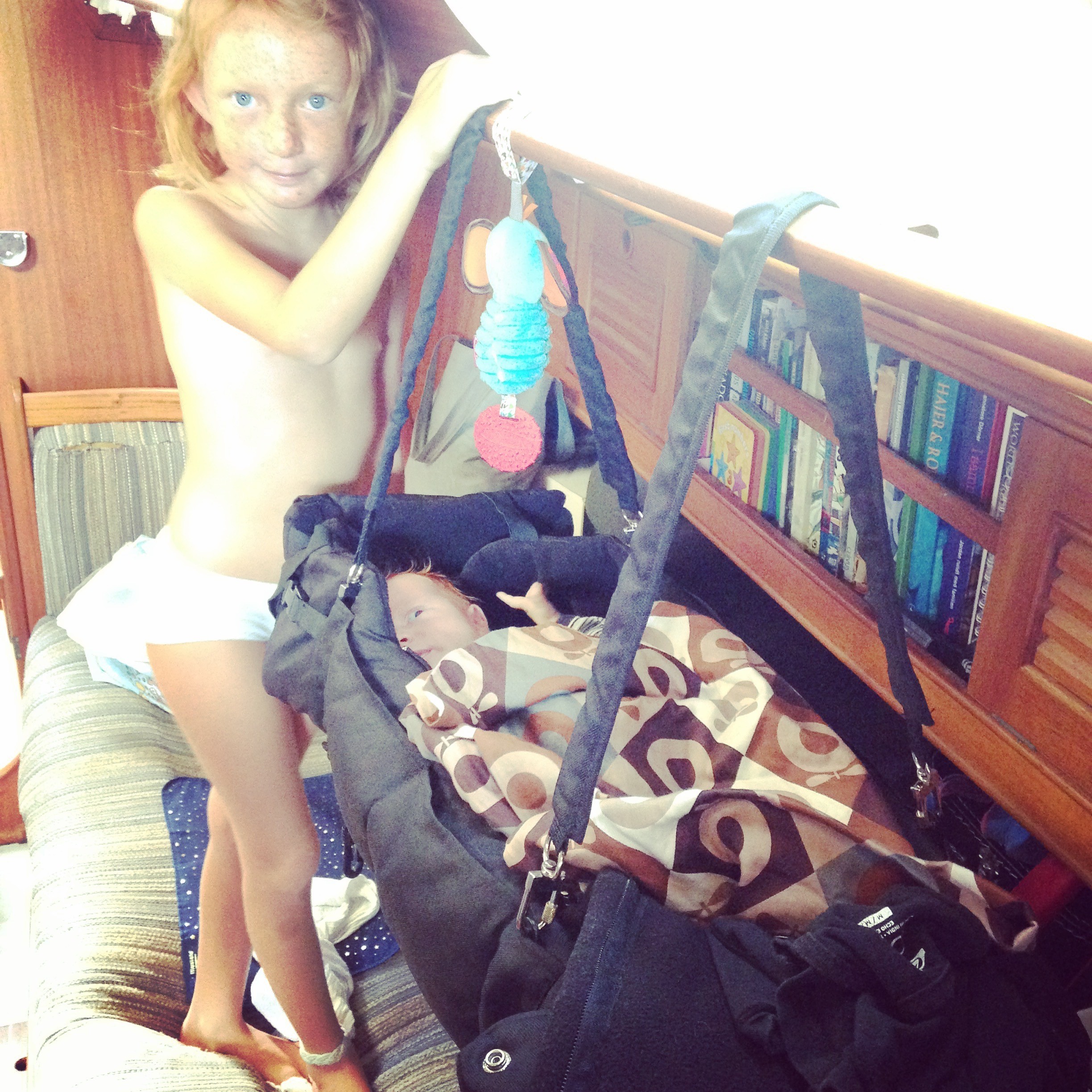 Hjemmelavet vugge i en Bianca 420