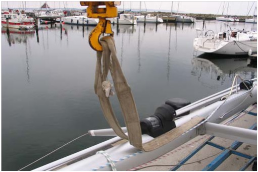 Mastekran metode 1 strop ved sallingshorn