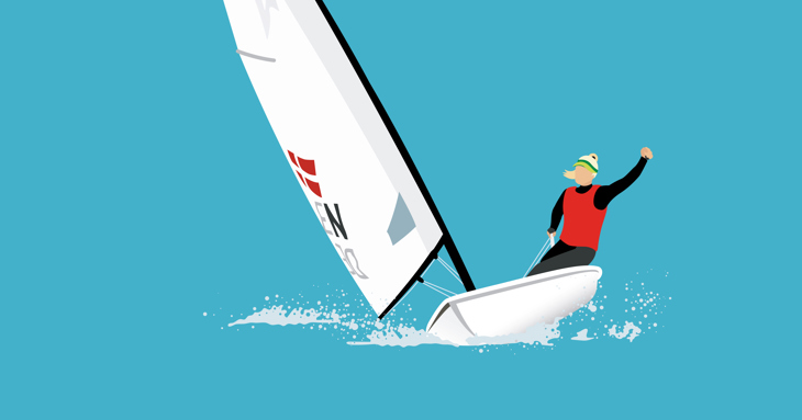 Jolle Sejler 5 - Kapsejlads