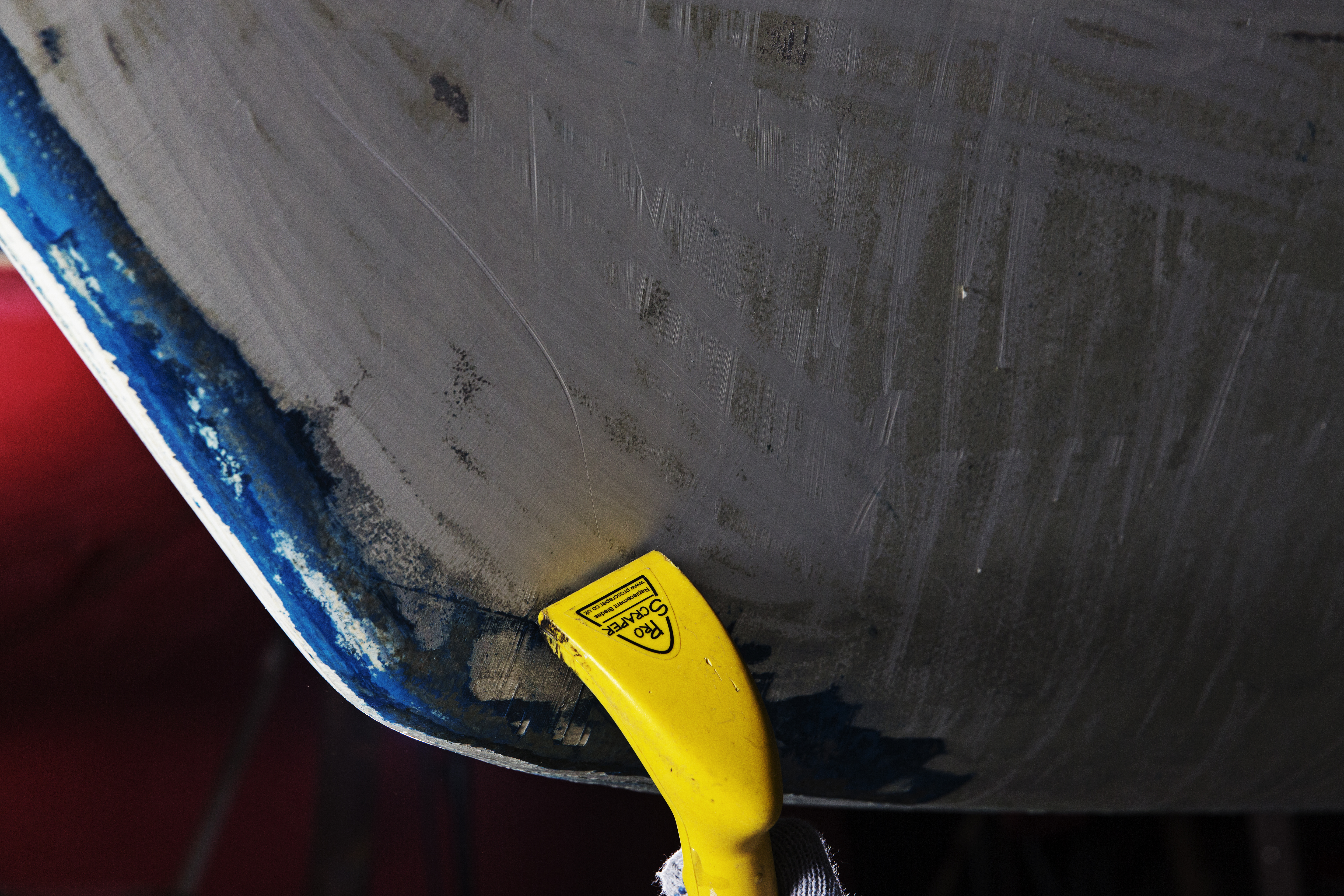 Skrabejern med støvsuger